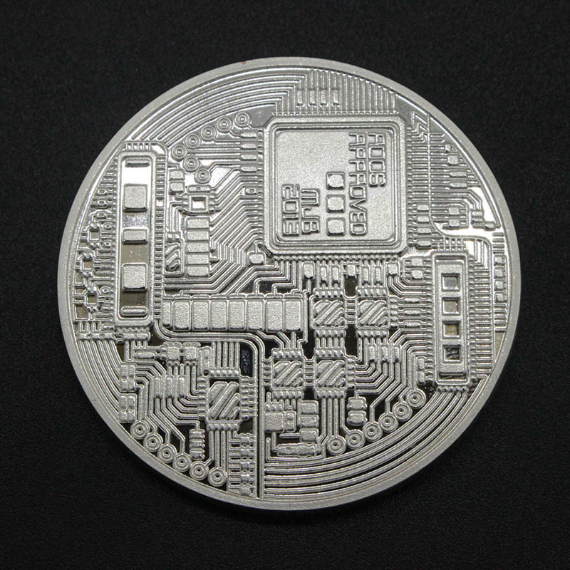 Physical Bitcoin (BTC) Coin – Gold/Copper/Silver Plated – Yoibo