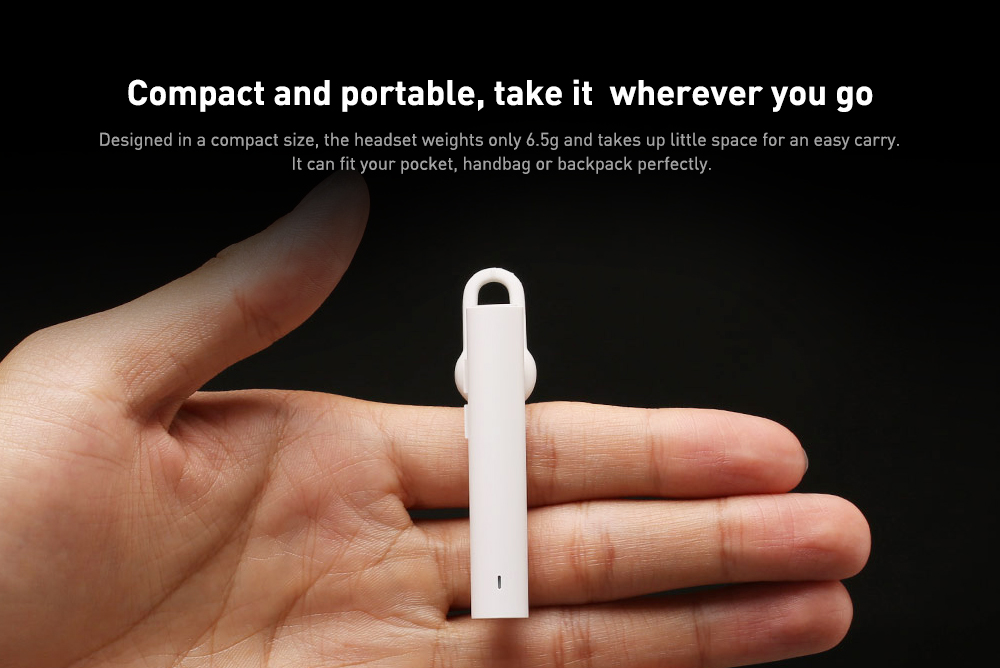 Original Xiaomi Mi LYEJ02LM Bluetooth Headset Built-in Mic Multifunctional On-cord Control