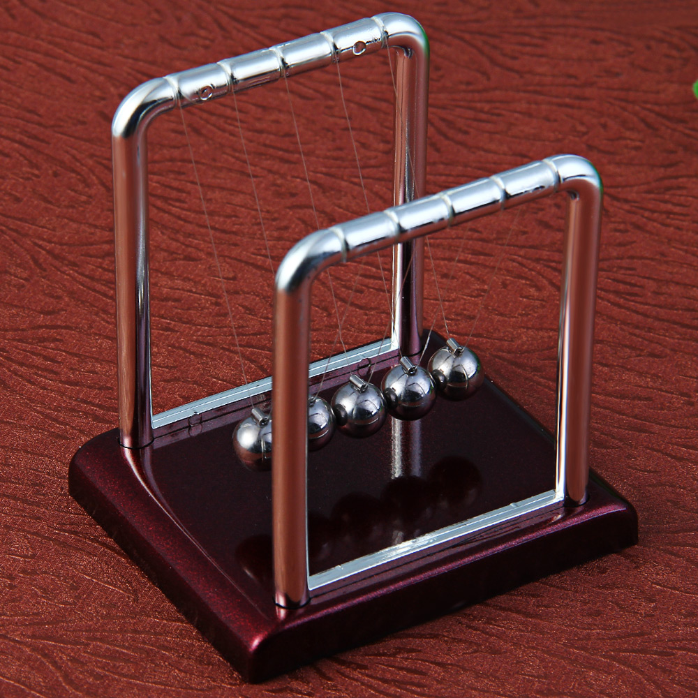 Newton Cradle Steel Balance Ball Desk Fun Toy Gift