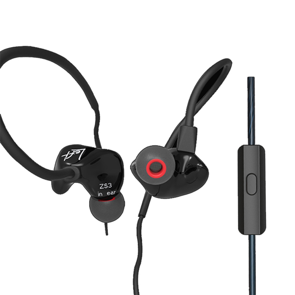 KZ ZS3 HiFi In-ear Earphones with Mic Detachable Earbud - Yoibo