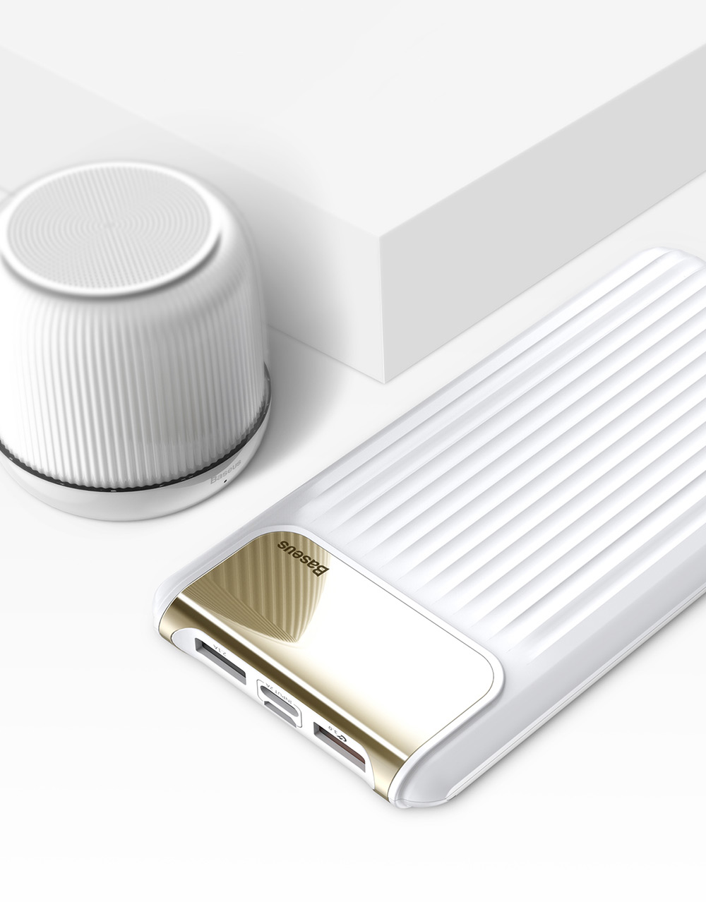 Baseus Thin Digital Display 10000mAh Power Bank QC 3.0 Dual USB Micro USB Type-C Input External Battery Charger Baseus Thin Digital Display 10000mAh Power Bank QC 3.0 Dual USB Micro USB Type-C Input External Battery Charger