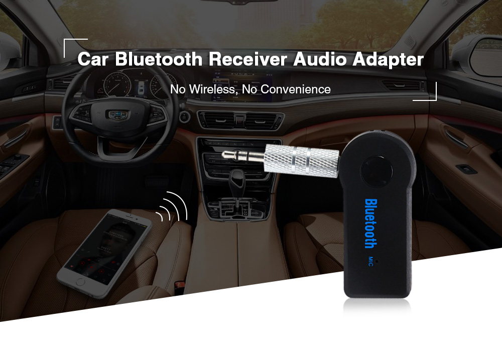 TS - BT35A08 Bluetooth 3.0 Car Audio Music Receiver with Handsfree Function Microphone