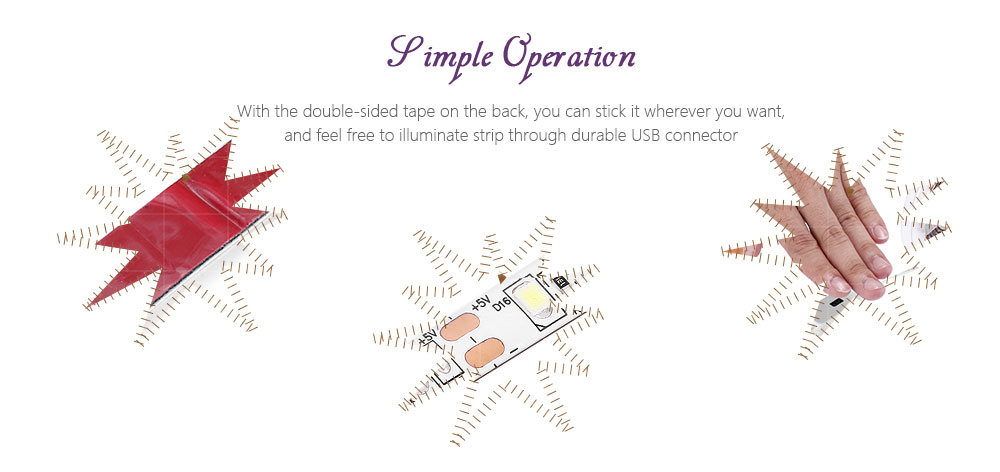 KPSSDD Gesture Sensor Light Strip Home Decoration
