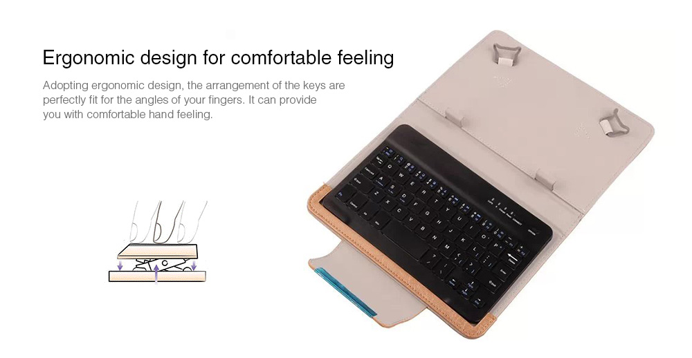 Android iOS Windows System 3-in-1 Tablet Bluetooth Keyboard