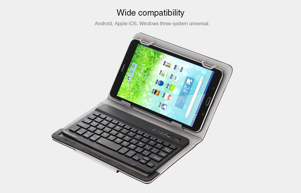 Android iOS Windows System 3-in-1 Tablet Bluetooth Keyboard