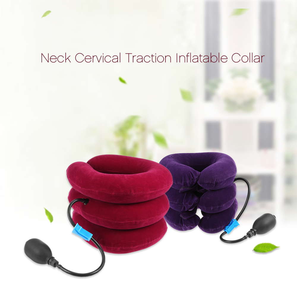 Inflatable Neck Cervical Traction Device Health Care Massage Collar