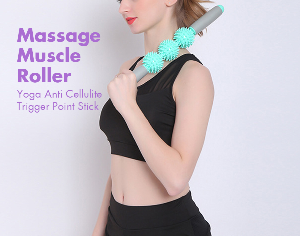 Massage Muscle Roller Massager Yoga Anti Cellulite Trigger Point Stick