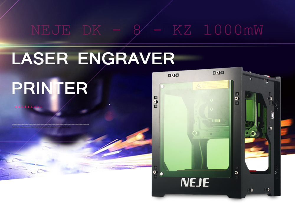 NEJE DK - 8 - KZ 1000mW High Power Laser Engraver Printer Machine