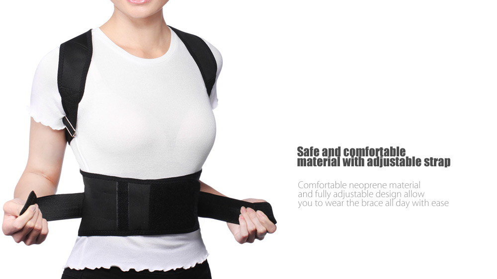 Adjustable Posture Corrector Magnetic Position Correction Brace Support Back Belt