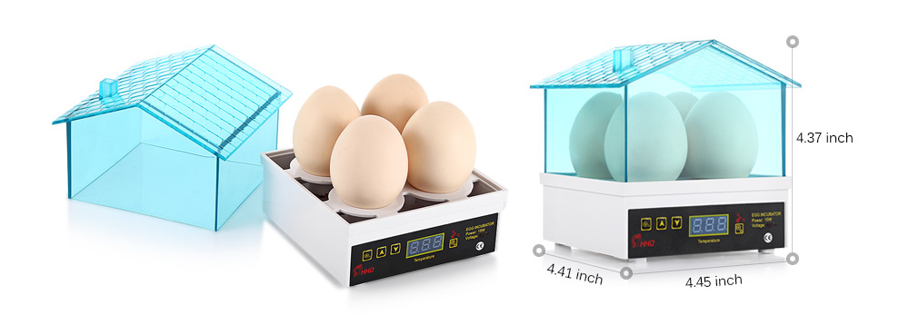HHD YZ9 - 4 Mini Electric Digital 4 - Egg Incubator Thermostat House for Chickens Ducks Gooses Birds HHD YZ9 - 4 Mini Electric Digital 4 - Egg Incubator Thermostat House for Chickens Ducks Gooses Birds