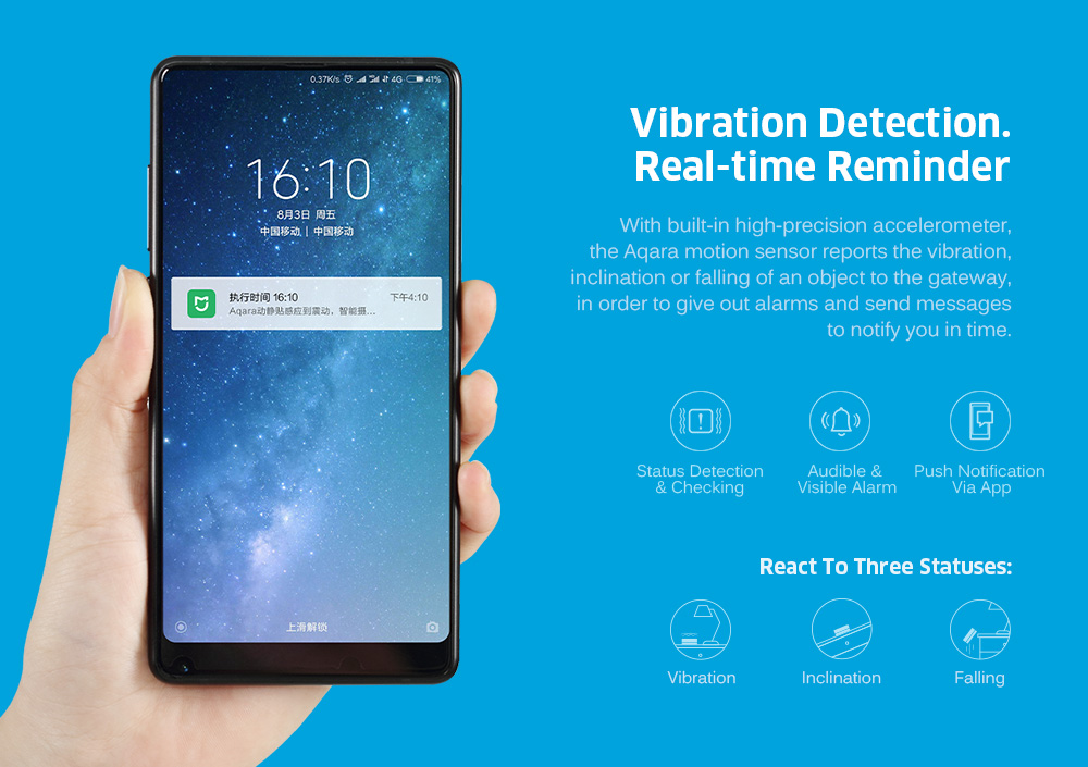 Aqara Smart Vibration Sensor for Home Safety International Edition