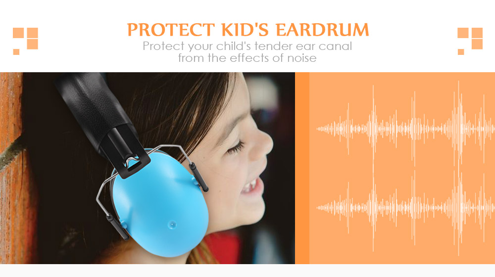 Kid Baby Sleeping Hearing Protection Soundproof Noise Reduction Earmuff