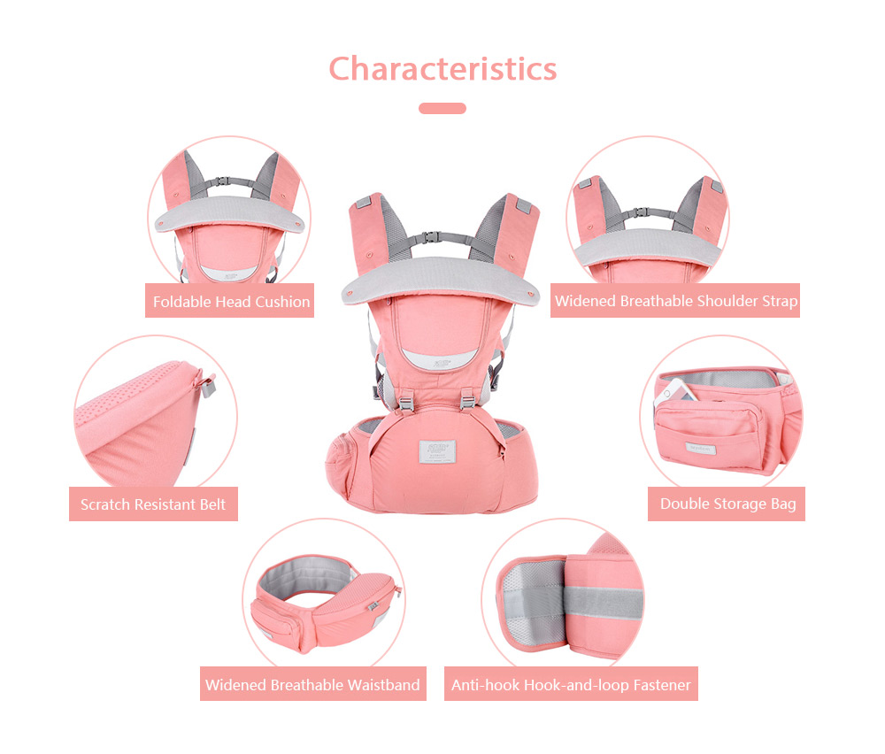 Bethbear 1815 Hip Seat Newborn Waist Stool Baby Carrier Infant Sling Backpack