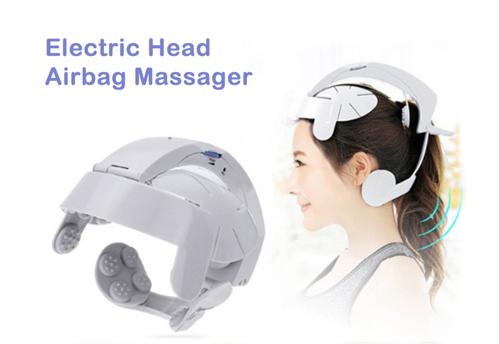 Electric Pine Scalp Airbag Brain Massager