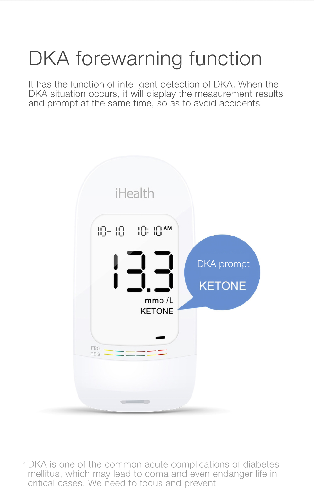 MIJIA iHealth Blood Glucose Meter with Test Strips Lancets