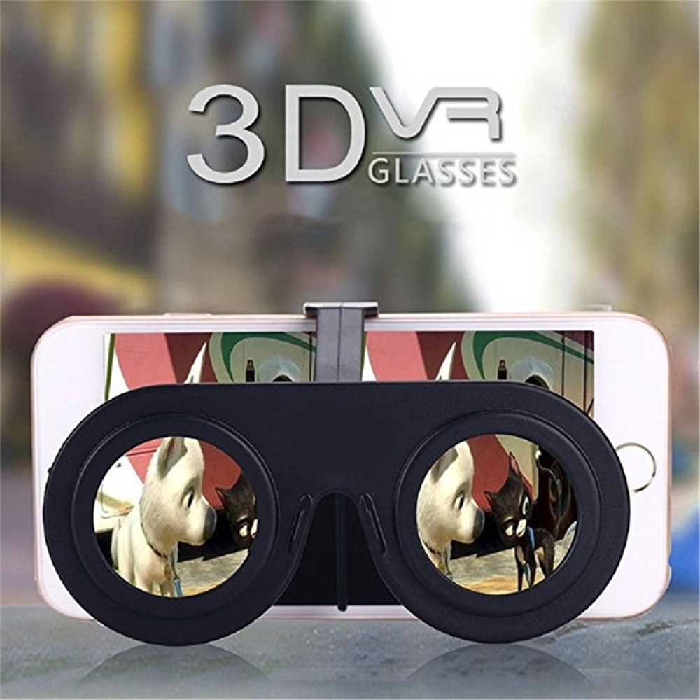 Mini Virtual Reality Folding 3D Glasses VR Compliant with Smart Phone