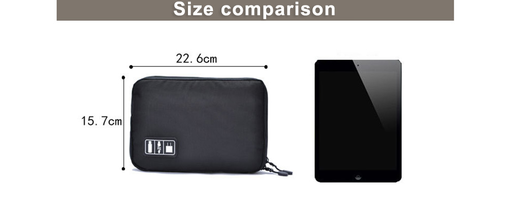 Waterproof Travel Carry Protective Pouch Case Nylon Bag