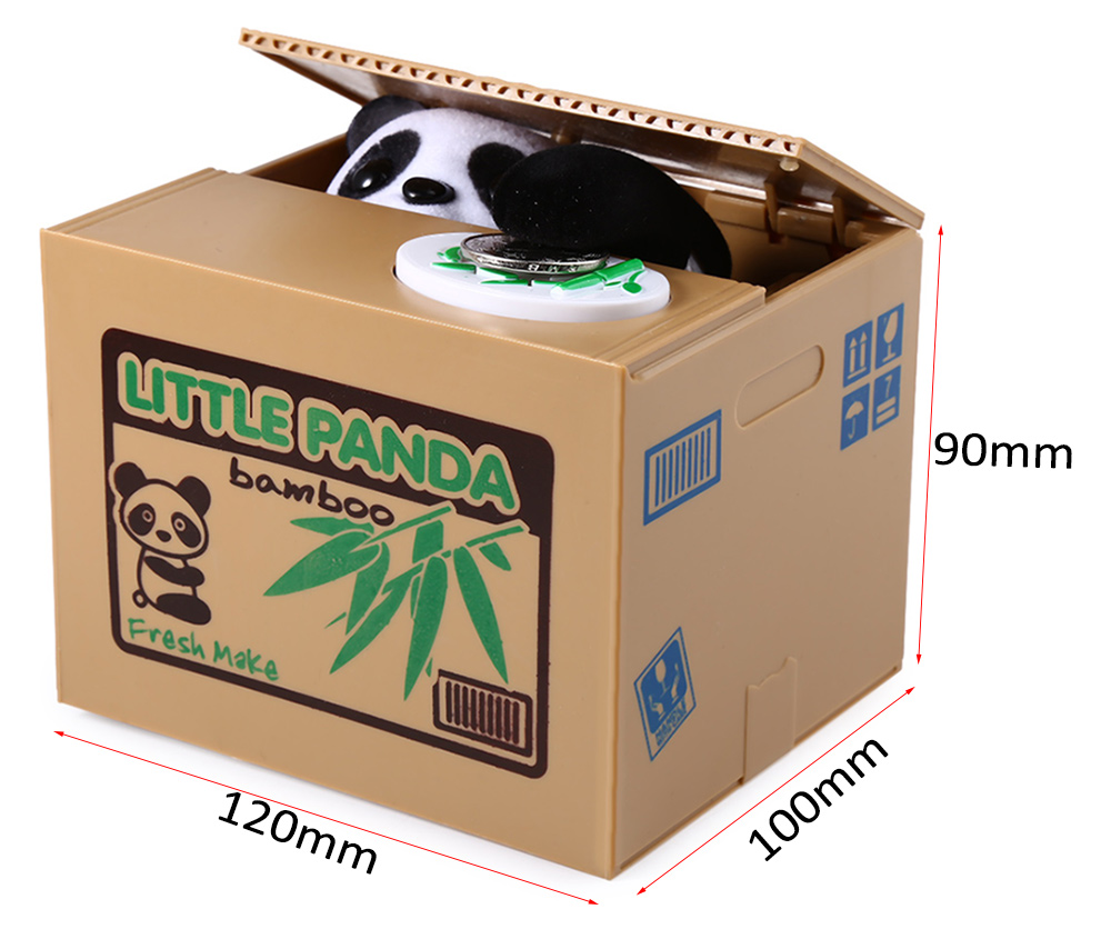 11.5CM Itazura Coin Bank Panda Saving Pot Coin Bank for Coin Collection