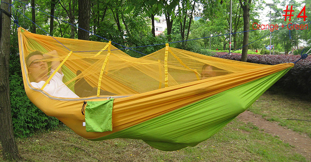 Portable Single-person Mosquito Net Hammock Hanging Bed for Travel Camping