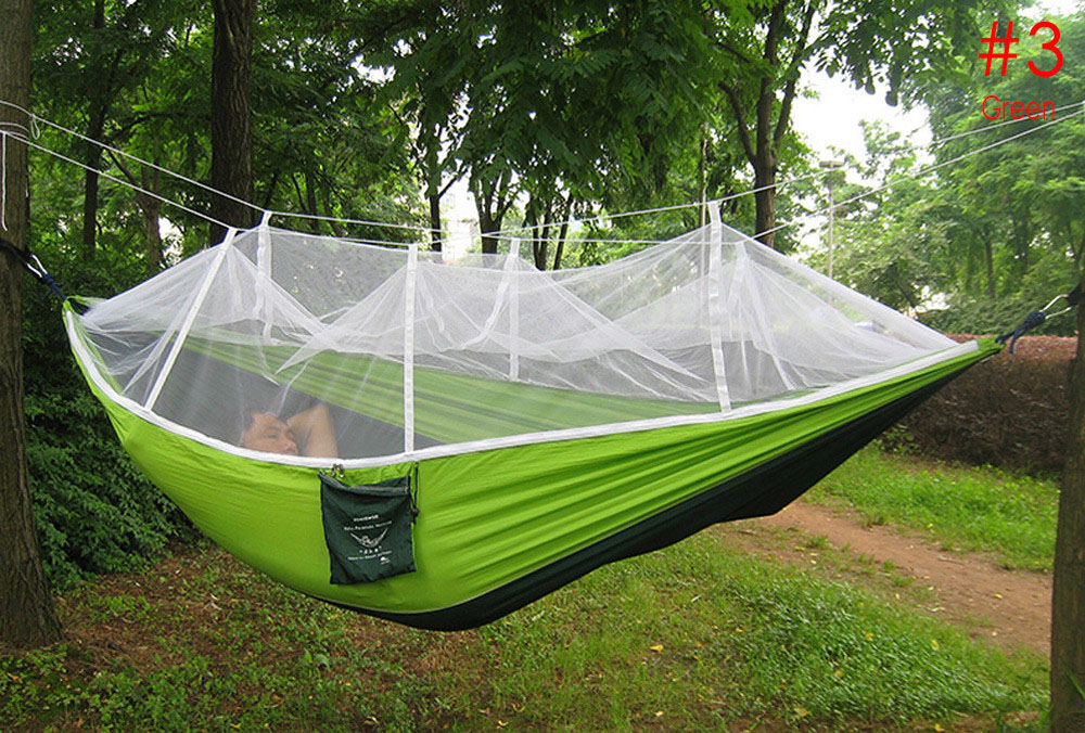 Portable Single-person Mosquito Net Hammock Hanging Bed for Travel Camping