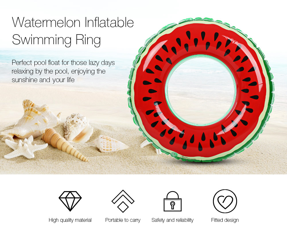 Watermelon Inflatable Swimming Ring Pool Float for Adult Children