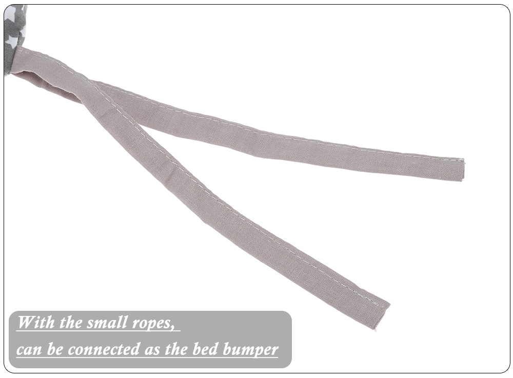 Soft Elephant Baby Bed Bumper Combination Backrest Cushion Protection Pad 6pcs