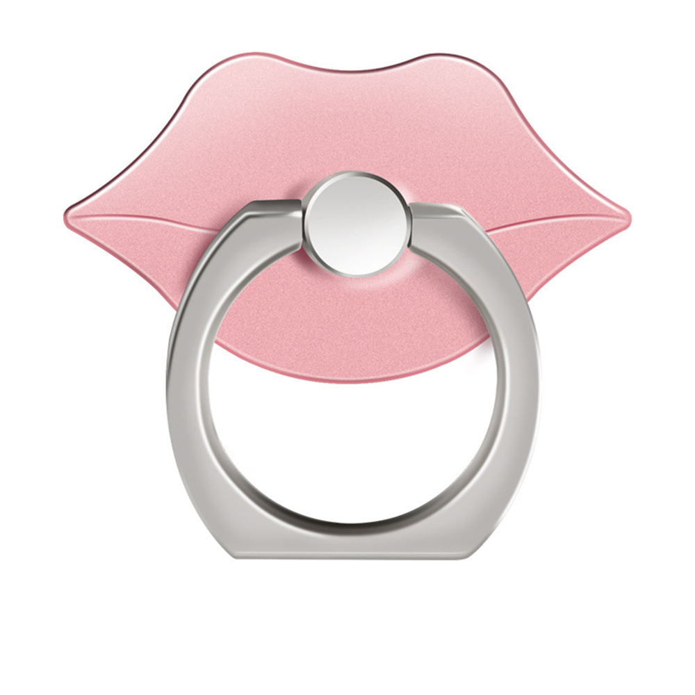 360 Degree Rotating Cute Lip Cell Phone Finger Ring Holder Stand