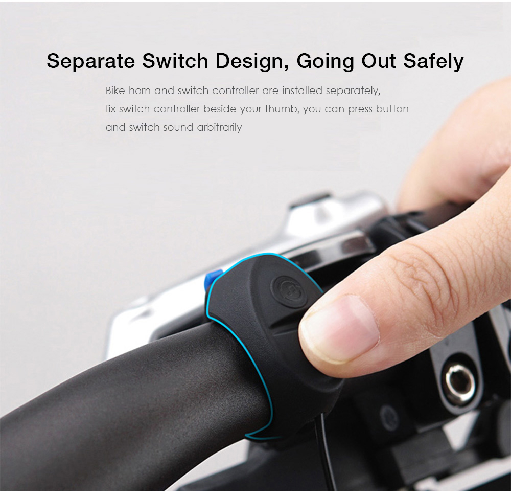 GUB Q - 210 Rechargeable Waterproof Loud Volume Cycling Handlebar Electric Bike Ring Mini Alarm Bell Electronic Bicycle Horn