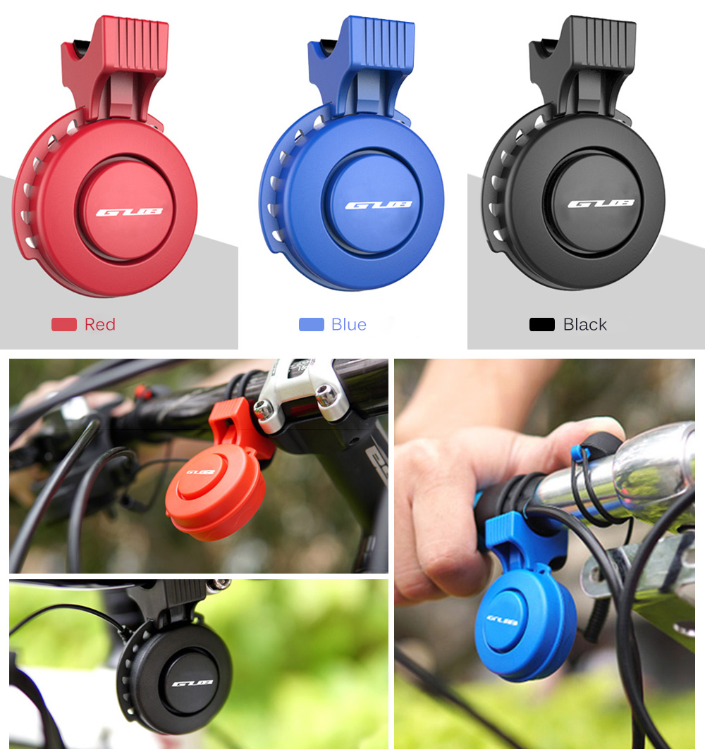 GUB Q - 210 Rechargeable Waterproof Loud Volume Cycling Handlebar Electric Bike Ring Mini Alarm Bell Electronic Bicycle Horn