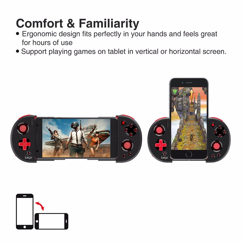 iPEGA PG - 9087 Extendable Bluetooth Wireless Controller Gamepad Joystick for iOS Android Smartphones