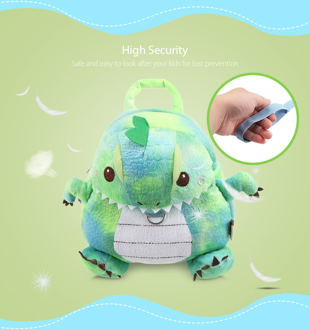 Dinosaur Shape Lost Prevention Schoolbag for Kids