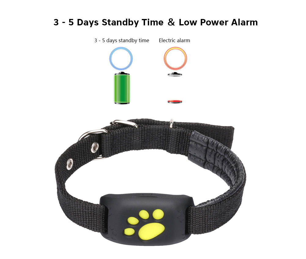 Z8 - A Pet Tracker GPS Dog / Cat Collar Water-resistant USB Charging