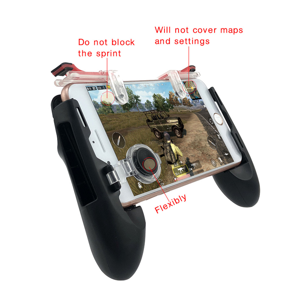 Gamepad For Mobile Phone Game Controller Shooter Trigger Fire Button Joystick