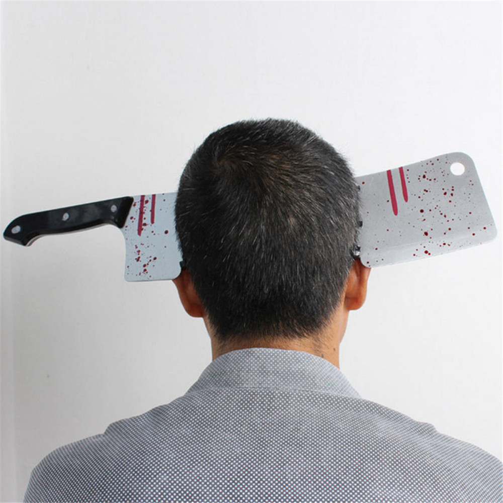 Props Wear Head Wear Terror Knife Party Nails Novelty Funny Toy