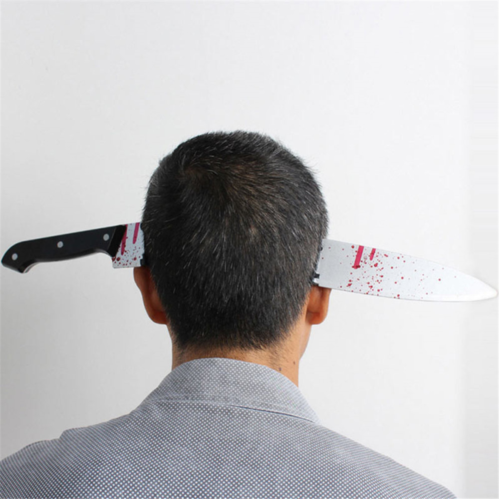 Props Wear Head Wear Terror Knife Party Nails Novelty Funny Toy