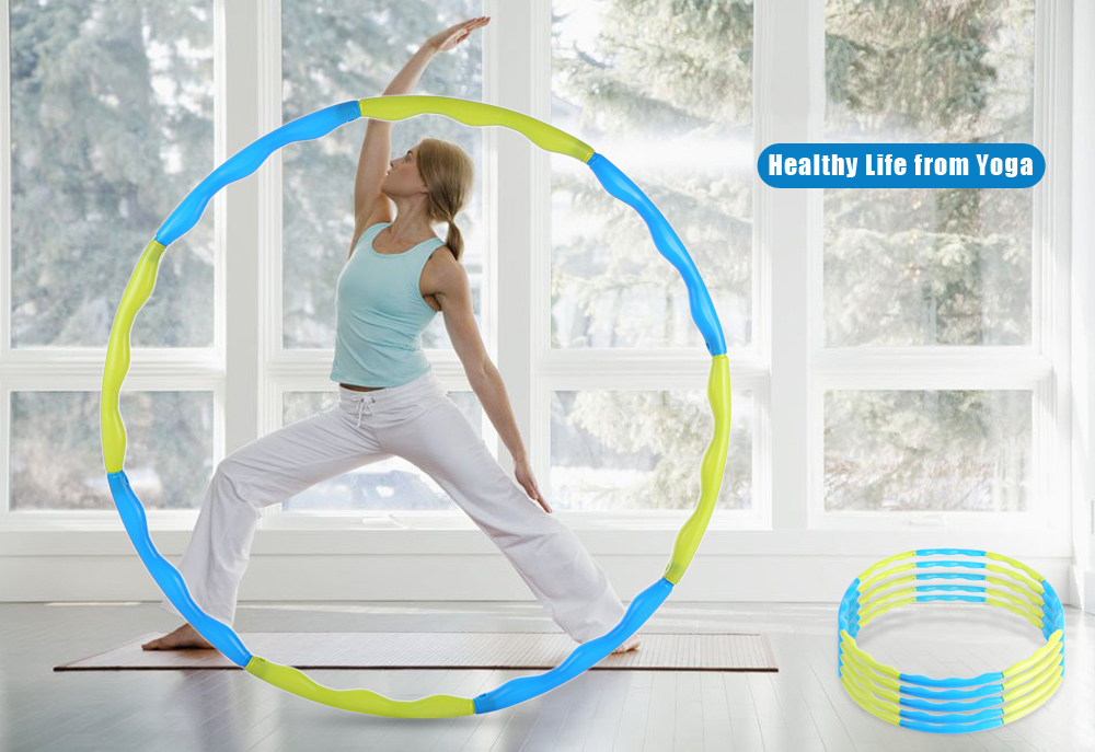 Detachable Ring Circle Hard Tube Waist Slimming for Yoga