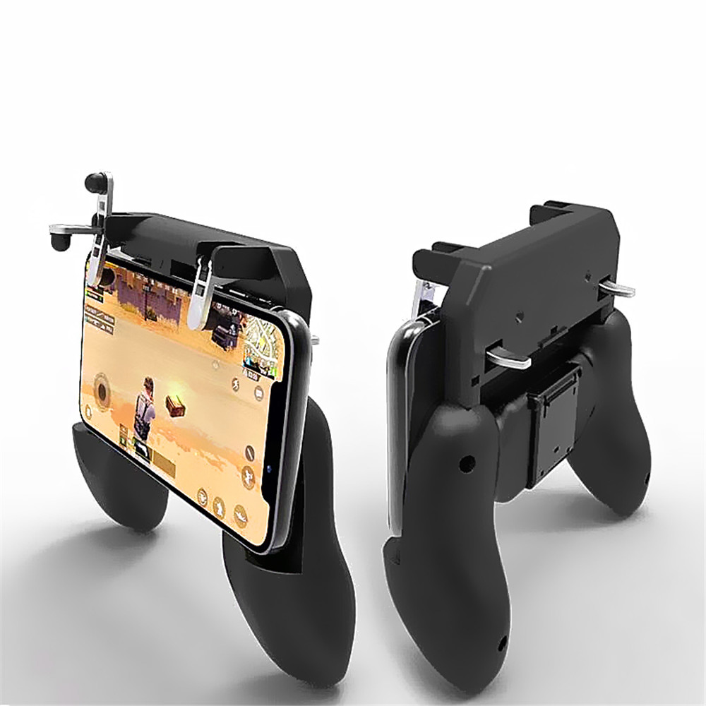 Mobile Game Controller Cellphone Fire Button Trigger Gaming Grip with Joystick