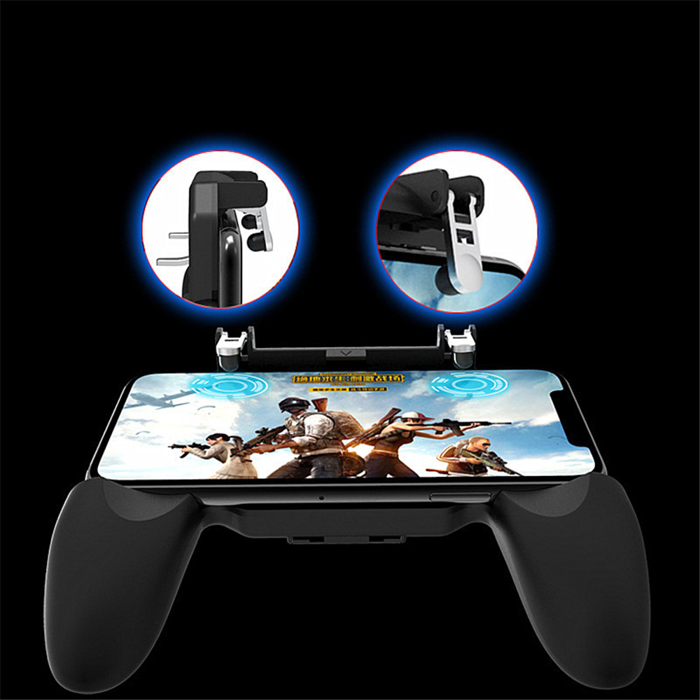 Mobile Game Controller Cellphone Fire Button Trigger Gaming Grip with Joystick