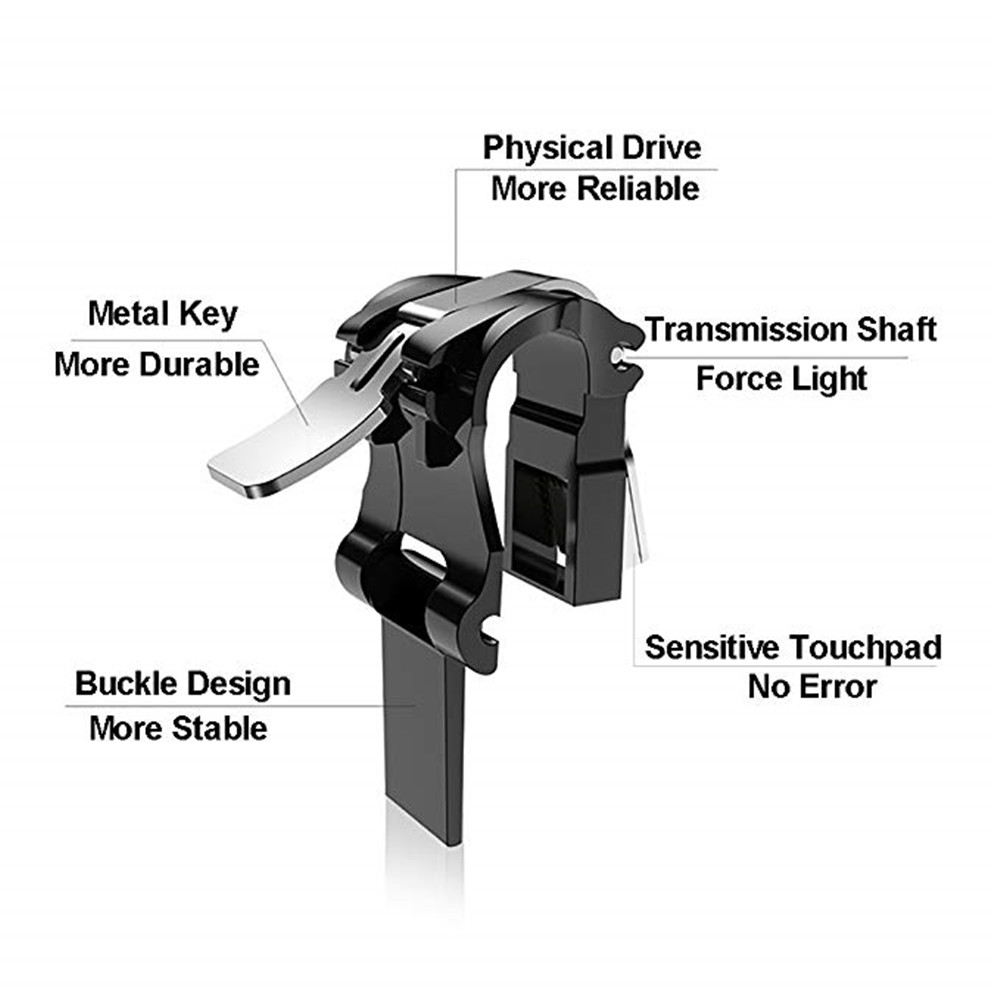 5 in 1 Mobile Game Controller Upgrade Version Trigger for and Gaming Joysticks