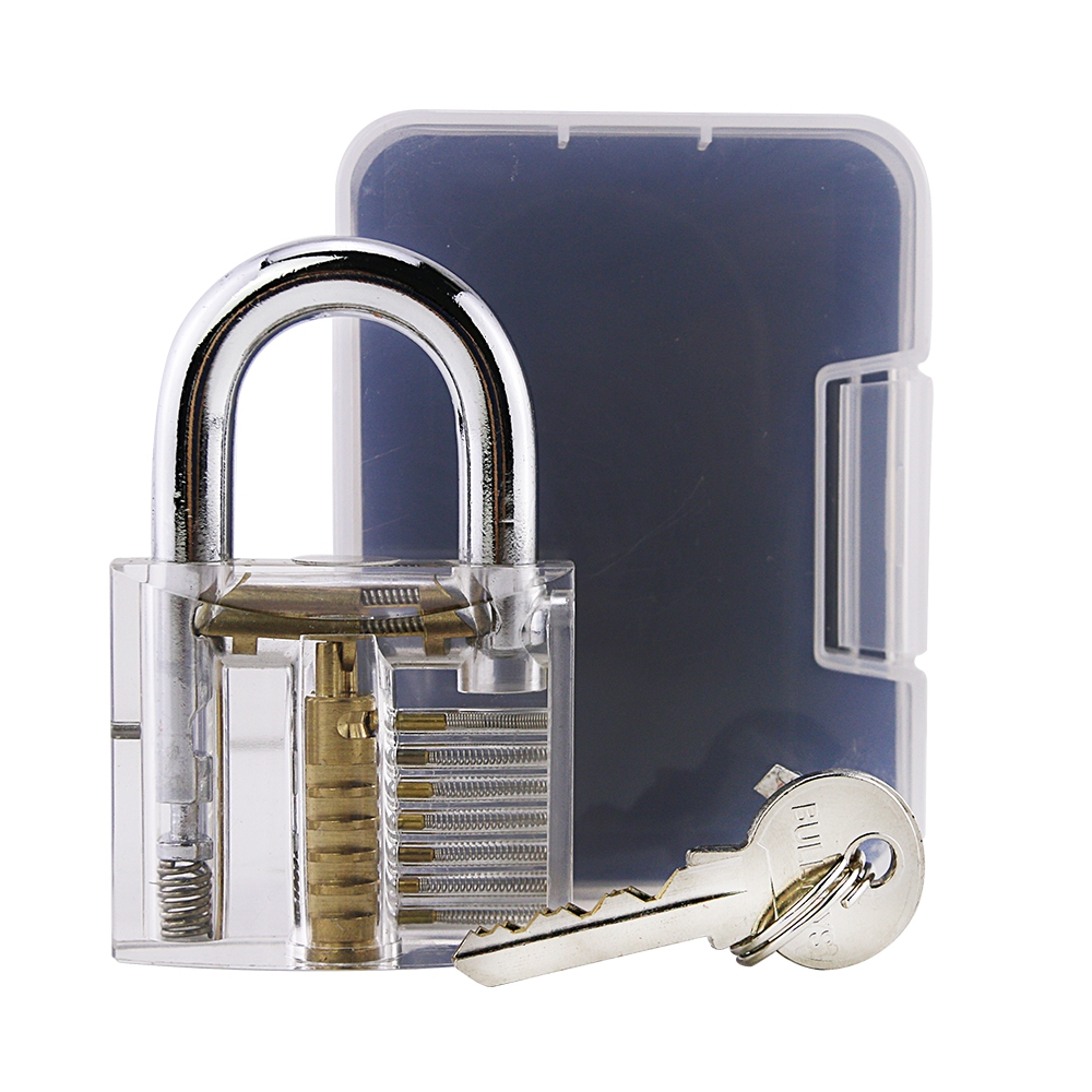 LOCKMALL Locksmith Pick Skill Training Practice Padlock