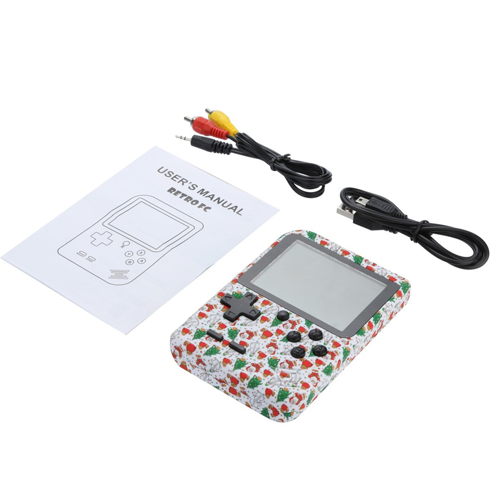 Built-in 400 Classic Game Retro FC Christmas Handheld Console