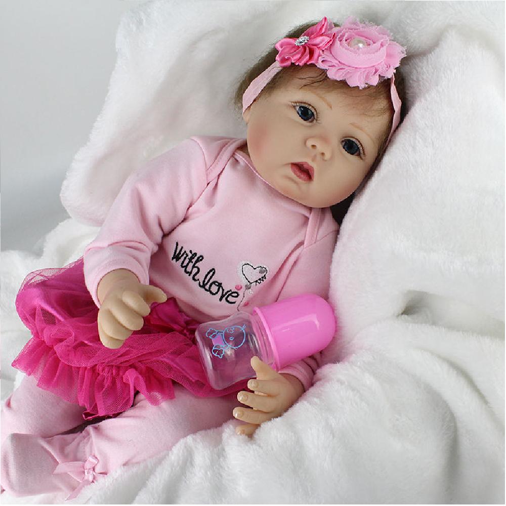 22inch-Full-Body-Reborn-Baby-Dolls-Newborn-Doll-Silicone-Vinyl-Lovely-Girl-Gift