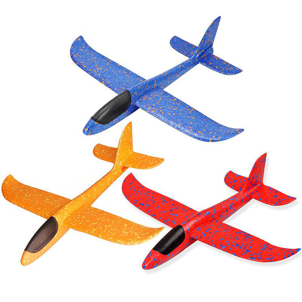 35CM DIY Hand Throw Flying Glider Planes Toys For Children Foam Aeroplane Model