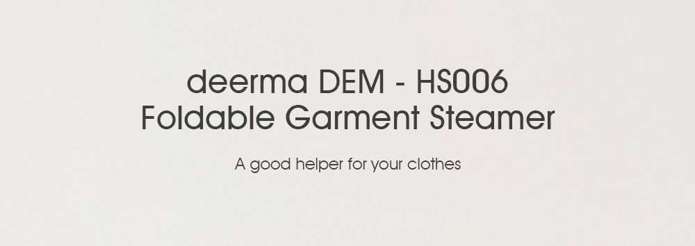 deerma DEM - HS006 Foldable Garment Steamer Handheld Wrinkle Remover