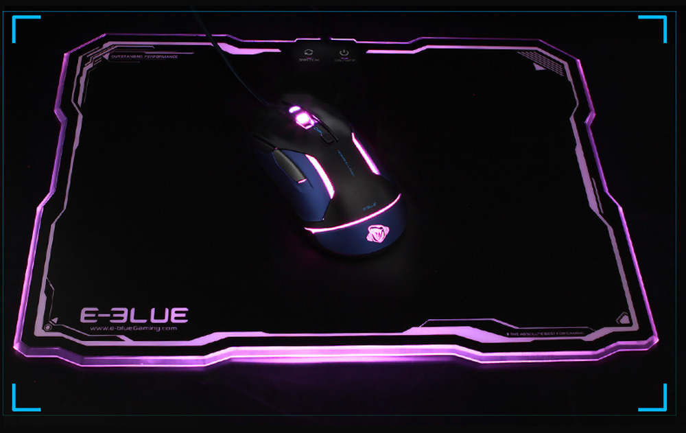 E - 3LUE EMP013 Mouse Pad with RGB Lighting