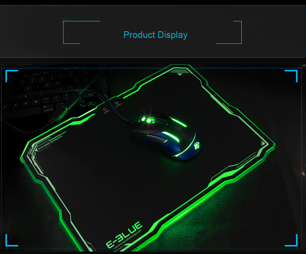 E - 3LUE EMP013 Mouse Pad with RGB Lighting