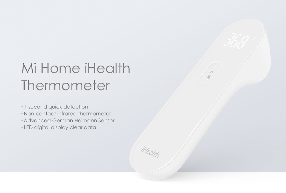 Xiaomi Mi Home iHealth Thermometer Electronic LED Digital Display Body Health Detector
