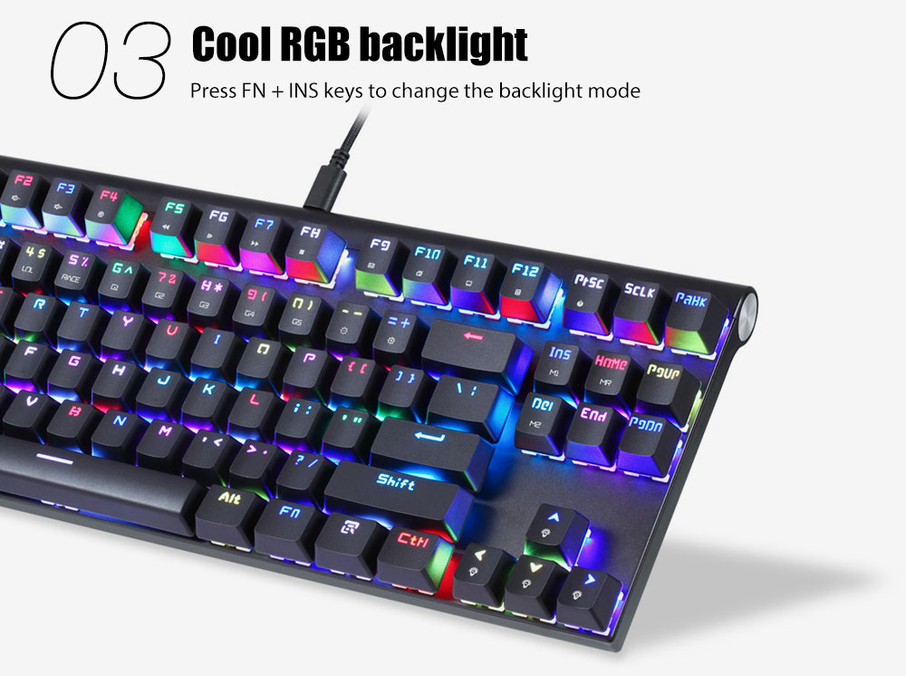 MOTOSPEED CK101 NKRO Mechanical Keyboard with RGB Backlight