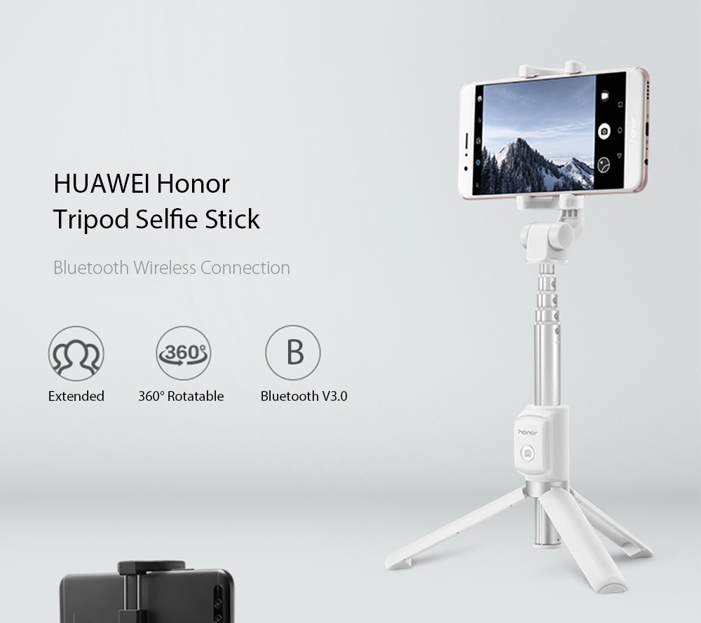 Original HUAWEI Honor Bluetooth Wireless Tripod Mount Holder Selfie Stick Camera Shutter