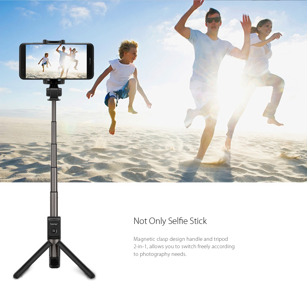 Original HUAWEI Honor Bluetooth Wireless Tripod Mount Holder Selfie Stick Camera Shutter